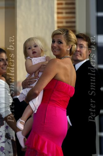 Apeldoorn 1 september 2007
Prins Willem Alexander viert zijn 40e verjaardag op paleis het Loo met Maxima Alexia Ariane en Amalia.