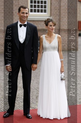 Apeldoorn 1 september 2007
Prins Willem Alexander viert zijn 40e verjaardag op paleis het Loo met Maxima Alexia Ariane en Amalia. Prinses Letizia en Prins Felipe v Spanje