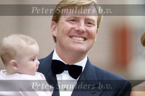 Apeldoorn 1 september 2007
Prins Wille Alexander viert zijn 40e verjaardag op paleis het Loo met Maxima Alexia Ariane en Amalia.