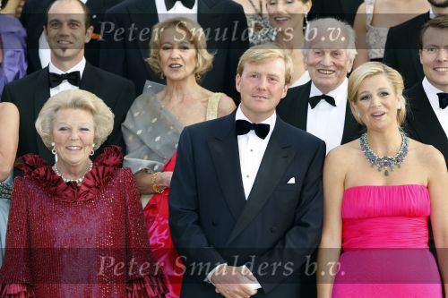 Apeldoorn 1 september 2007
Prins Willem Alexander viert zijn 40e verjaardag op paleis het Loo met Maxima Alexia Ariane en Amalia. Jorge Zorrequieta Marie Carmen  Martin Zorrequieta en Koningin Beatrix