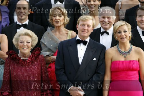 Apeldoorn 1 september 2007
Prins Willem Alexander viert zijn 40e verjaardag op paleis het Loo met Maxima Alexia Ariane en Amalia. Jorge Zorrequieta Marie Carmen  Martin Zorrequieta en Koningin Beatrix