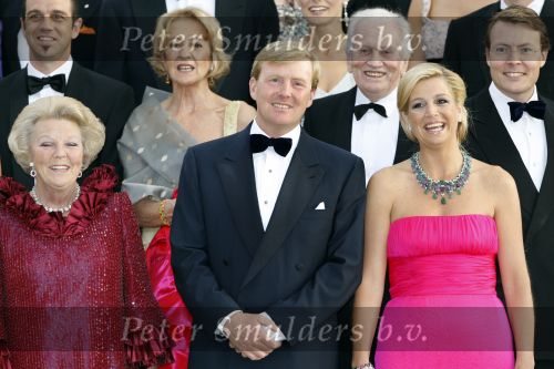 Apeldoorn 1 september 2007
Prins Willem Alexander viert zijn 40e verjaardag op paleis het Loo met Maxima Alexia Ariane en Amalia. Jorge Zorrequieta Marie Carmen  Martin Zorrequieta en Koningin Beatrix