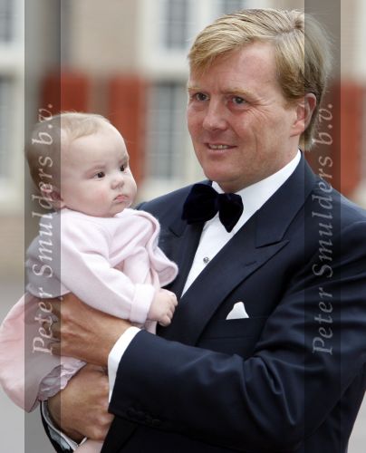 Apeldoorn 1 september 2007
Prins Wille Alexander viert zijn 40e verjaardag op paleis het Loo met Maxima Alexia Ariane en Amalia.