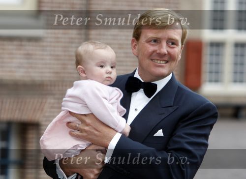 Apeldoorn 1 september 2007
Prins Wille Alexander viert zijn 40e verjaardag op paleis het Loo met Maxima Alexia Ariane en Amalia.