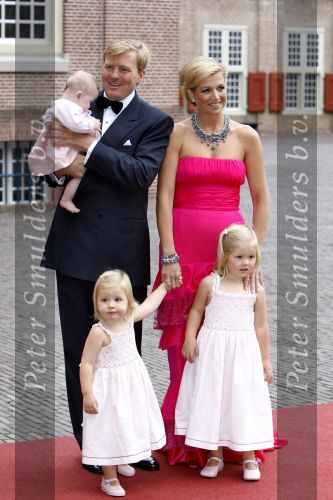 Apeldoorn 1 september 2007
Prins Wille Alexander viert zijn 40e verjaardag op paleis het Loo met Maxima Alexia Ariane en Amalia.
