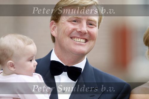 Apeldoorn 1 september 2007
Prins Willem Alexander viert zijn 40e verjaardag op paleis het Loo met Maxima Alexia Ariane en Amalia.