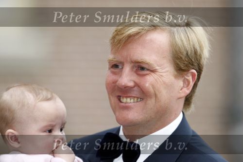 Apeldoorn 1 september 2007
Prins Wille Alexander viert zijn 40e verjaardag op paleis het Loo met Maxima Alexia Ariane en Amalia.