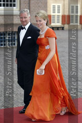Apeldoorn 1 september 2007
Prins Willem Alexander viert zijn 40e verjaardag op paleis het Loo met Maxima Alexia Ariane en Amalia. Prinses Mathilde en Prins Filip