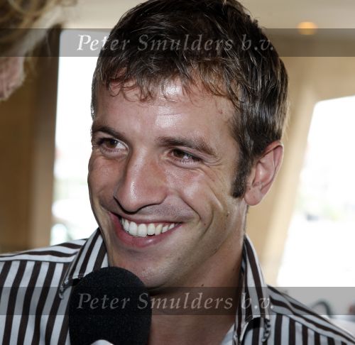 Noordwijk 20 augustus 2007
De spelers van het nederlands elftal verzamelen in hotel huis ter duin voor de oefenwedstrijd tegen zwitserland. Rafael v d Vaart