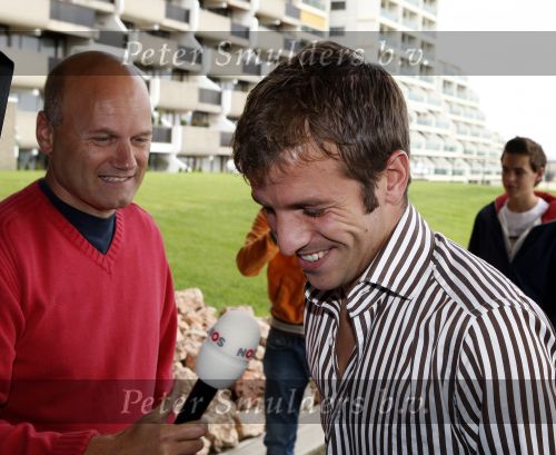 Noordwijk 20 augustus 2007
De spelers van het nederlands elftal verzamelen in hotel huis ter duin voor de oefenwedstrijd tegen zwitserland. Rafael v d Vaart