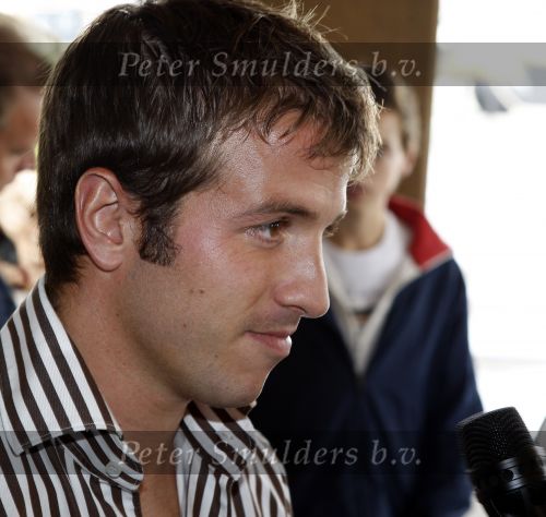 Noordwijk 20 augustus 2007
De spelers van het nederlands elftal verzamelen in hotel huis ter duin voor de oefenwedstrijd tegen zwitserland. Rafael v d Vaart