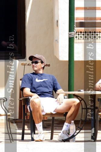 Marbella 14 augustus 2007
Richard Krajicek en zijn zoon Alec aan het tennissen in Marbella.