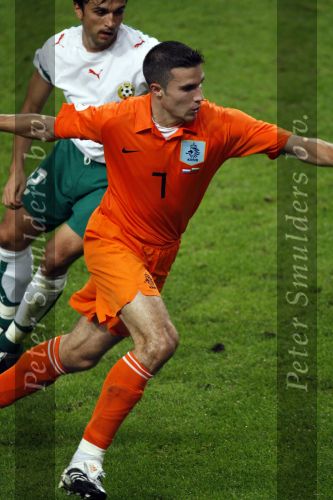 Amsterdam 8 september 2007
kwalificatieduel voor EK tussen Nederland en Bulgarije in de amsterdam arena. Nederland wint met 2-0. Robin v Persie