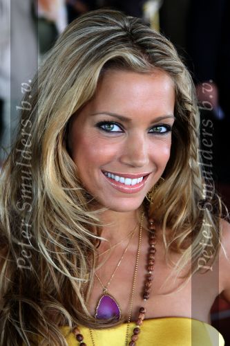 Noordwijk, 1 September 2007 Jacky Fair met o.a. modeshow van Danie Bles.
Sylvie v d Vaart ( Sylvie Meis )