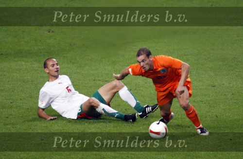 Amsterdam 8 september 2007
kwalificatieduel voor EK tussen Nederland en Bulgarije in de amsterdam arena. Nederland wint met 2-0. Wesley Sneijder
