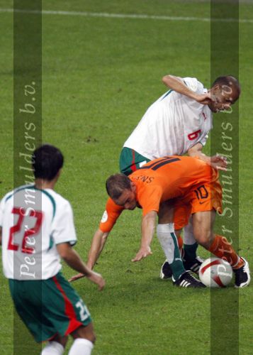 Amsterdam 8 september 2007
kwalificatieduel voor EK tussen Nederland en Bulgarije in de amsterdam arena. Nederland wint met 2-0. Wesley Sneijder