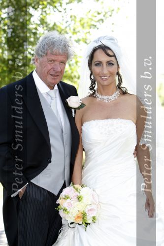 Laren/ Eemnes 29 augustus 2007
Willibrord Frequin en zijn Suzanne trouwen. Ze vertrekken vanaf thuis met koets naar de theetuin.