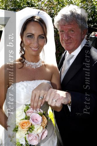 Laren/ Eemnes 29 augustus 2007
Willibrord Frequin en zijn Suzanne trouwen. Ze vertrekken vanaf thuis met koets naar de theetuin.