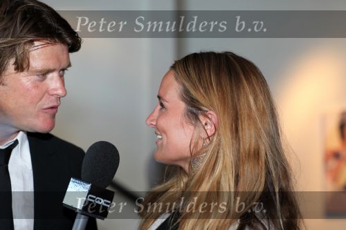 Bussim, 24 Augustus 2009
\'t Spant Perspresentatie RTL Winetrseizoen 2009/2010
Beau v Erven Dorens intervieuwt Lieke v Lexmond
Foto Peter Smulders