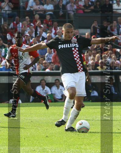 Rotterdam, 20 September 2009
Kompetitiewedstrijd Feyenoord-PSV, eindstand 1-3 Seizoen 2009/2010
Danny Koevermans