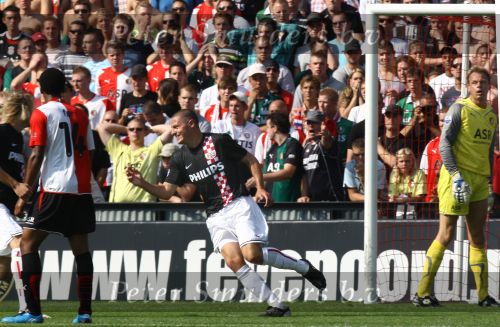 Rotterdam, 20 September 2009
Kompetitiewedstrijd Feyenoord-PSV, eindstand 1-3 Seizoen 2009/2010
Danny Koevermans