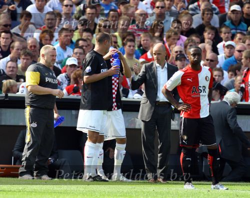 Rotterdam, 20 September 2009
Kompetitiewedstrijd Feyenoord-PSV, eindstand 1-3 Seizoen 2009/2010
Danny Koevermans is blij na zijn tweede doelpunt