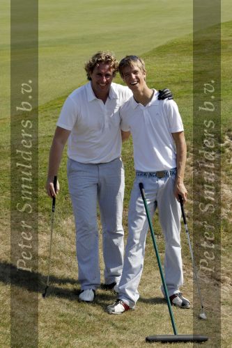 Zandvoort 19 augustus 2009
Edwin Smulders samen met zijn jongere broer Junior Smulders op Golfbaan De Kennemer