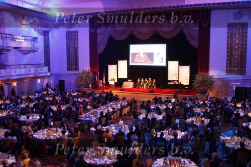 New York 11 september 2009
Prins Willem Alexander en prinses Maxima bij uitreiking Four freedom awards in het Waldorf Astoria hotel. Hillary Clinton krijgt de four freedoms award
Peter Smulders bv