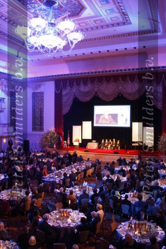 New York 11 september 2009
Prins Willem Alexander en prinses Maxima bij uitreiking Four freedom awards in het Waldorf Astoria hotel. Hillary Clinton krijgt de four freedoms award
Peter Smulders bv