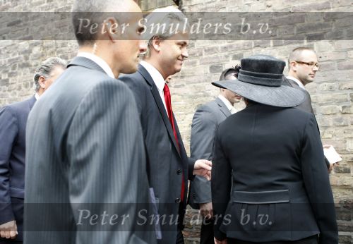Den Haag 15 september 2009
Prinsjesdag op het binnenhof met alle hoedjes. Geert wilders met zijn vrouw
Peter Smulders bv