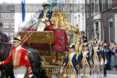 Den Haag 15 september 2009
Prinsjesdag op het binnenhof en de balkonscene op paleis Noordeinde met Koningin Beatrix Prinses Maxima Prins Willem Alexander Prins Constantijn Prinses Laurentien Prinses Margriet en Pieter v Vollenhoven. Gouden koets
Peter Smulders bv