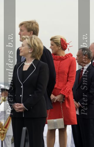 New York 8 september 2009
Prins Willem Alexander Prinses Maxima Michael Bloomberg (Burgemeester NY) en Hillary Clinton op vliegdekschip Intrepid. Welkomst ceremonieel van NYC 400.
Peter Smulders bv
