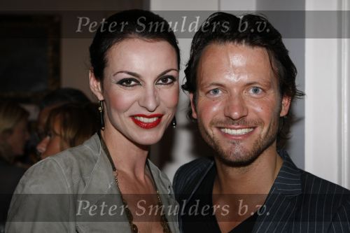 Amsterdam 14 september 2009
Modeshow Frans Molenaar in het amstel hotel. Irene v d Laar met vriend
Peter Smulders bv