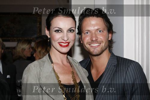 Amsterdam 14 september 2009
Modeshow Frans Molenaar in het amstel hotel. Irene v d Laar met vriend
Peter Smulders bv