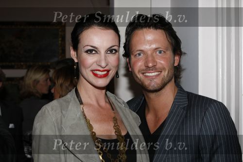 Amsterdam 14 september 2009
Modeshow Frans Molenaar in het amstel hotel. Irene v d Laar met vriend
Peter Smulders bv