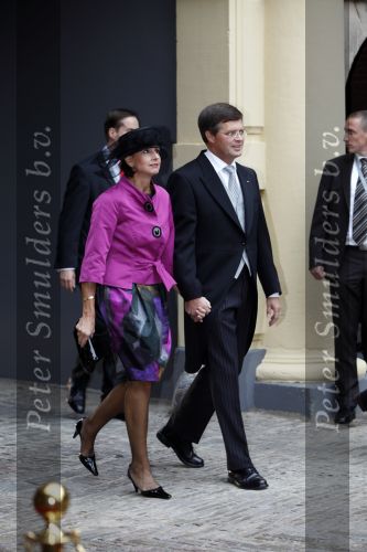 Den Haag 15 september 2009
Prinsjesdag op het binnenhof met alle hoedjes. Jan peter Balkenende met zijn vrouw Bianca
Peter Smulders bv