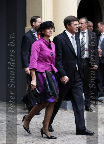 Den Haag 15 september 2009
Prinsjesdag op het binnenhof met alle hoedjes. Jan peter Balkenende met zijn vrouw Bianca
Peter Smulders bv
