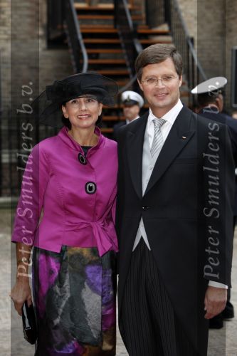 Den Haag 15 september 2009
Prinsjesdag op het binnenhof met alle hoedjes. Jan peter Balkenende met zijn vrouw Bianca
Peter Smulders bv