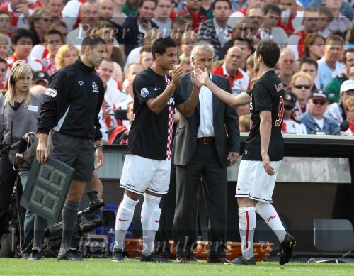 Rotterdam, 20 September 2009
Kompetitiewedstrijd Feyenoord-PSV, eindstand 1-3 Seizoen 2009/2010
Jonathan Reis vervangt 20 min. voor tijd Danko Lazovic  Fred Rutten