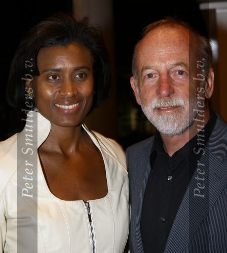 Amsterdam, 12 September 2009
Winter modeshow Mart Visser in het Apollo hotel
Laetitia Griffith met haar man Jan Naeye
Foto Peter Smulders BV