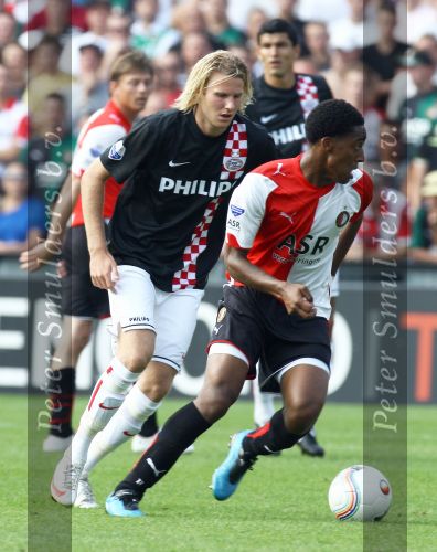Rotterdam, 20 September 2009
Kompetitiewedstrijd Feyenoord-PSV, eindstand 1-3 Seizoen 2009/2010
Leroy Fer