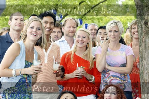 Amsterdam 11 augustus 2009
Presentatie cast mama Mia bij strand zuid met oa Lone v Roosendaal Bas Westerweel John Vooijgd en Anouk v Nes.
Peter Smulders bv
