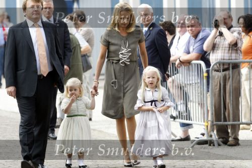Apeldoorn 20 september 2009
Doop Pieter v Vollenhoven, zoon van Prins Pieter Christiaan en prinses Anita op paleis het Loo. Ook zijn zus Emma is aanwezig. Prinses Mabel Wisse Smit met Prins Friso en hun kinderen Luana en Zaria
Peter Smulders bv