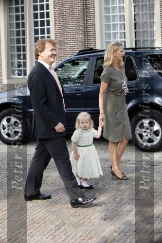 Apeldoorn 20 september 2009
Doop Pieter v Vollenhoven, zoon van Prins Pieter Christiaan en prinses Anita op paleis het Loo. Ook zijn zus Emma is aanwezig. Prinses Mabel Wisse Smit met Prins Friso en hun kinderen Luana en Zaria
Peter Smulders bv