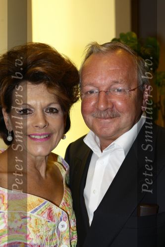 Amsterdam, 30 Augustus 2009
Modeshow Paul Schulten waar ook Christina Curry, de dochter van Adam en Patricia Paay als mannequin liep.
Maja Steenwijk met haar man