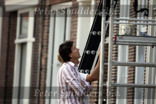 Monnickendam 17 augustus 2009
Marc Klein Essink bij zijn nieuwe huis.
Peter Smulders bv