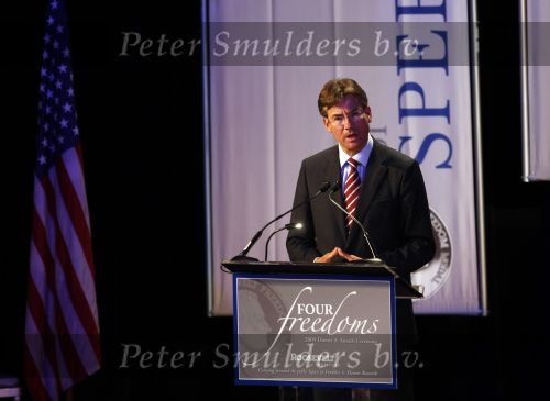 New York 11 september 2009
Prins Willem Alexander en prinses Maxima bij uitreiking Four freedom awards in het Waldorf Astoria hotel. Maxim Verhagen
Peter Smulders bv