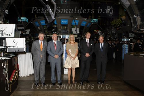New York 10 september 2009
Prinses Willem Alexander en prinses Maxima op bezoek bij de New York Stock Exchange. ( beurs). Frans Timmermans is ook aanwezig.
Peter Smulders bv