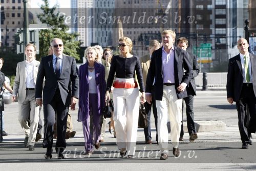 New York 13 september 2009
Prins Willem Alexander en prinses Maxima tijdens hun bezoek aan New York vanwege NYC 400.
Peter Smulders bv