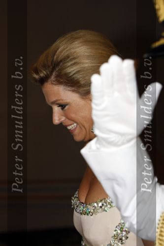 New York 12 september 2009
Prins Willem Alexander en Prinses Maxima tijdend gala op de marine boot HMS Tromp.
Peter Smulders bv